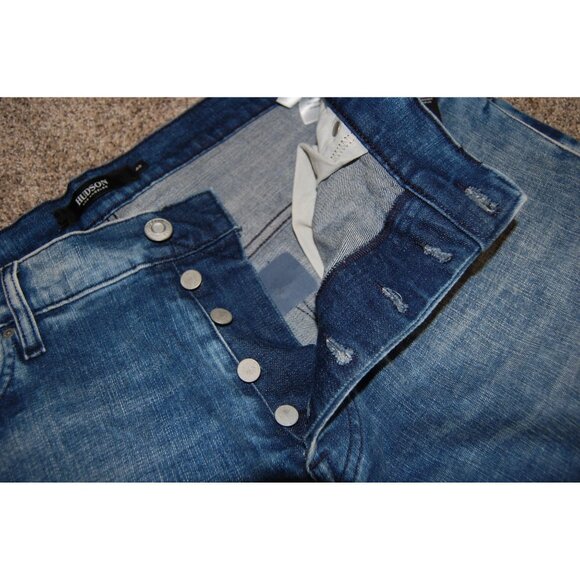 Hudson Los Angeles Coen Slim Denim Blue Jeans Men's 40x30 Button Fly $235 - Picture 8 of 11